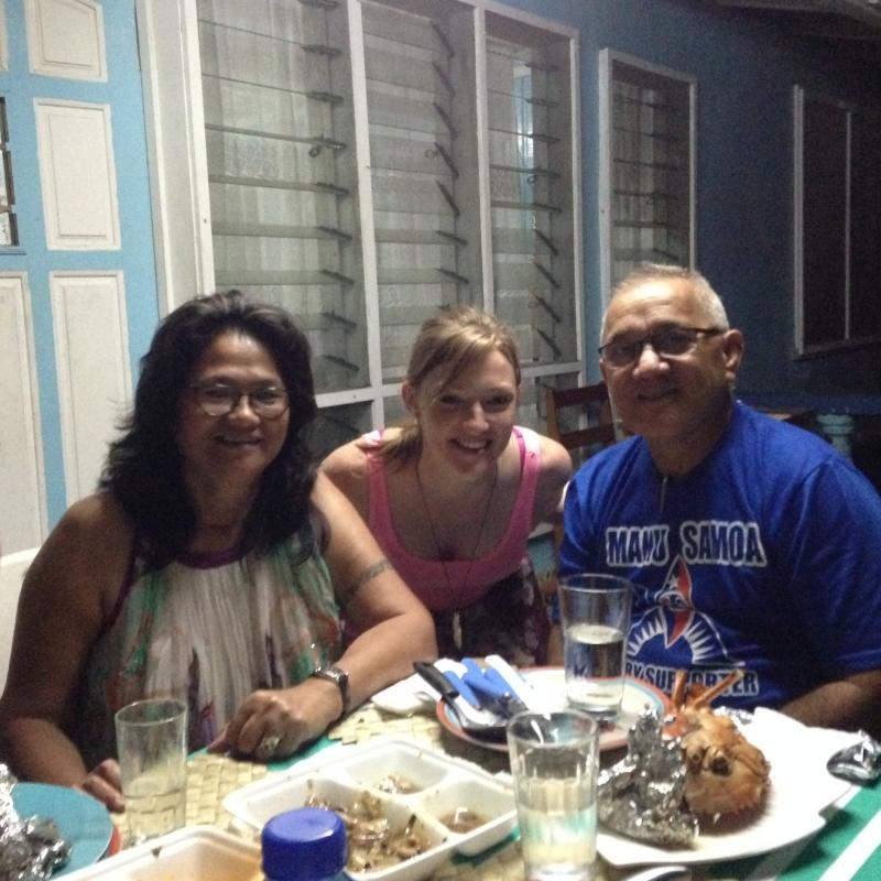Emma V in Samoa Emma V in Samoa